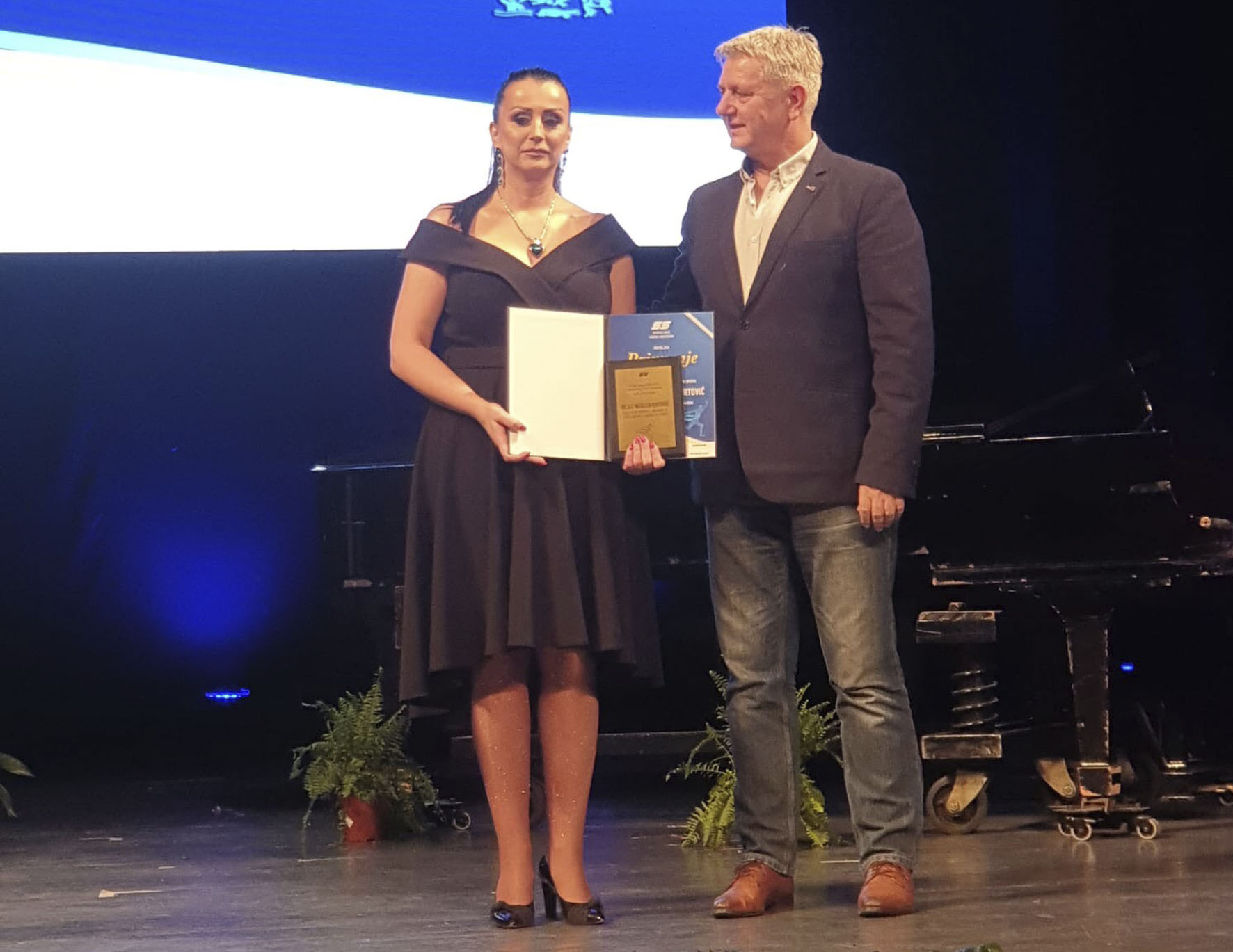 Assistant professor Natalija Kurtović, winner of the Special Recognition of the Sports Federation of B&H
