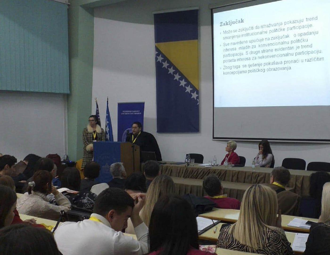 Pravni fakultet u Bihaću učesnik Druge univerzitetske konferencije iz građanskog obrazovanja u Sarajevu