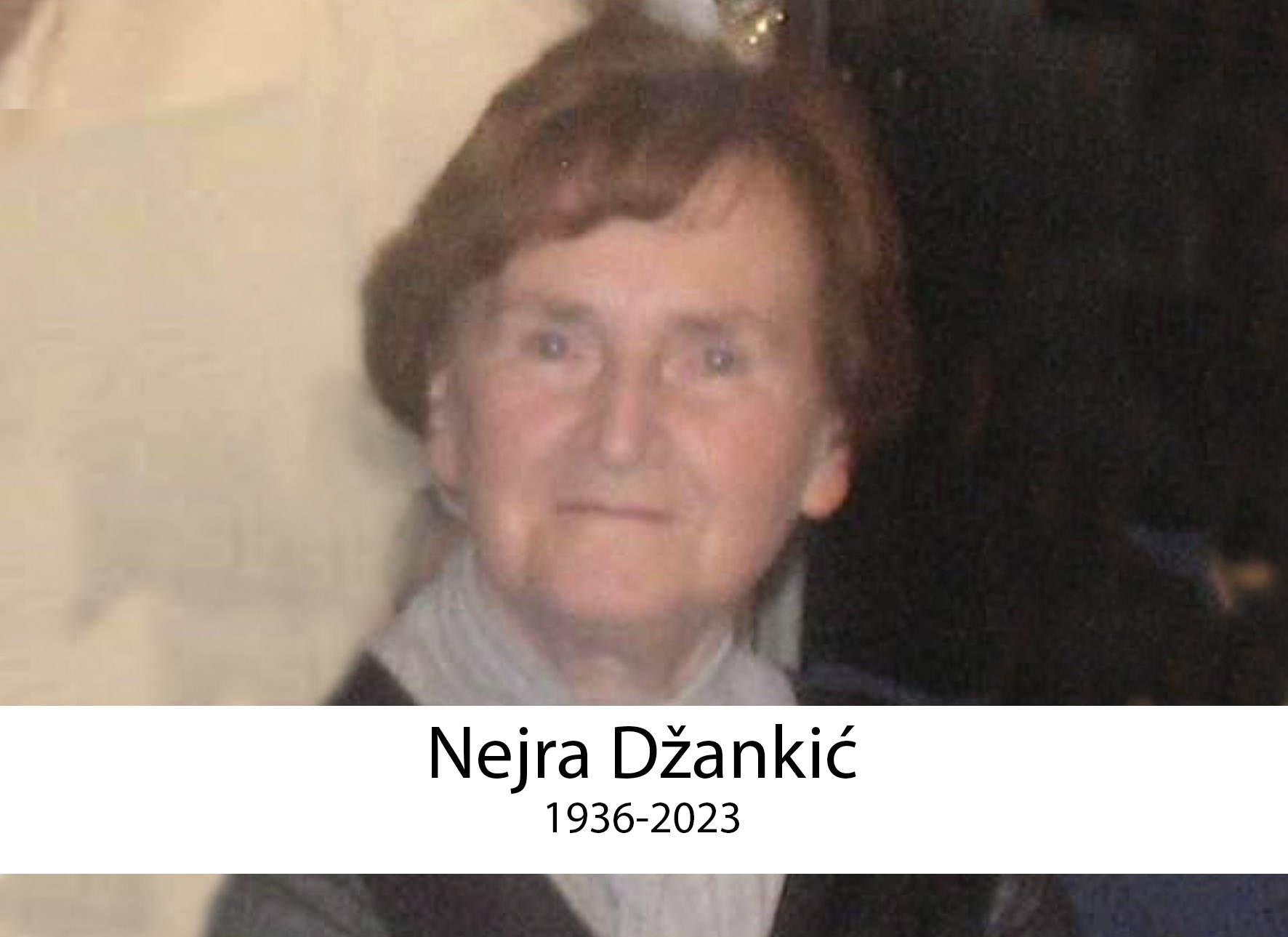 Nejra Džankić 1936-2023