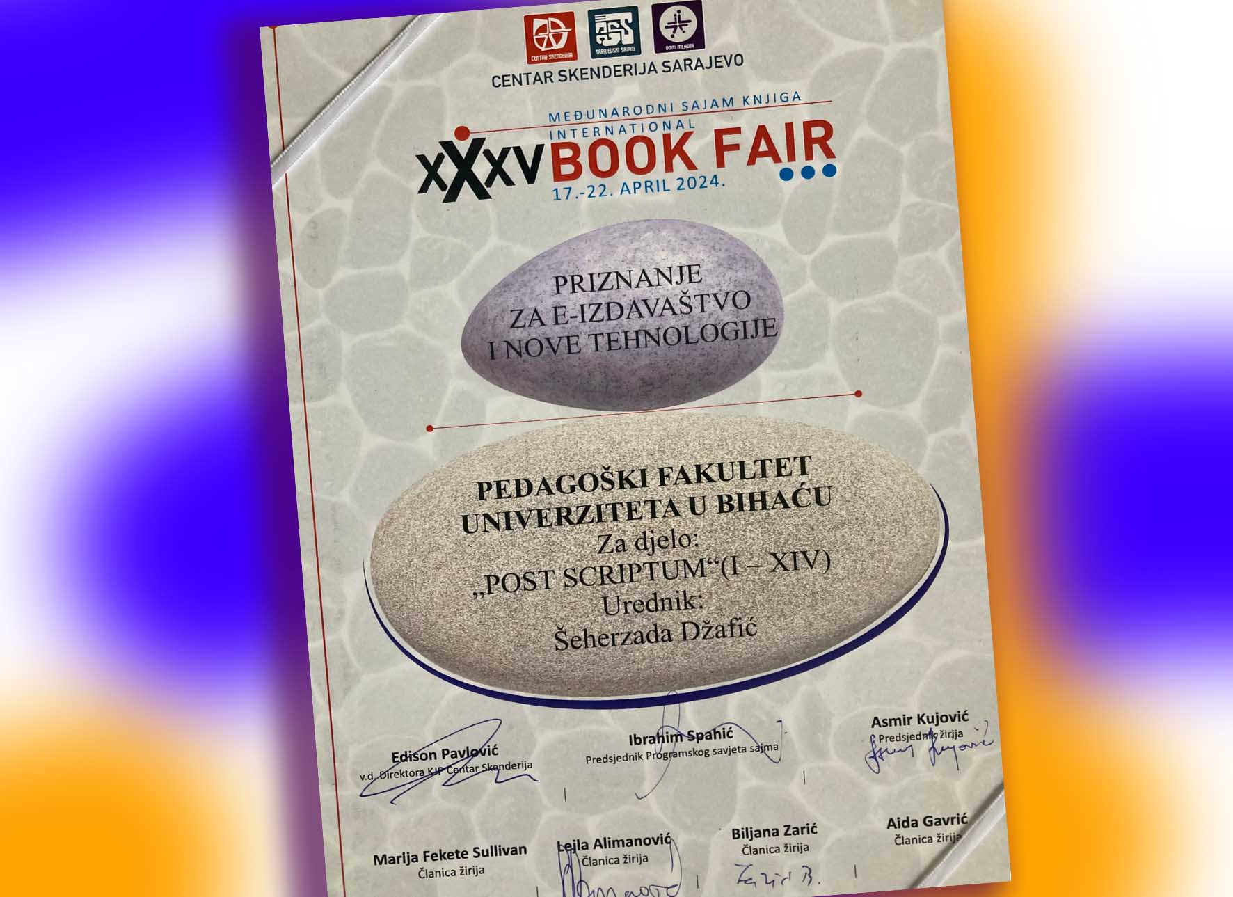 Univerzitet u Bihaću predstavljen na XXXV internacionalnom sajmu knjiga