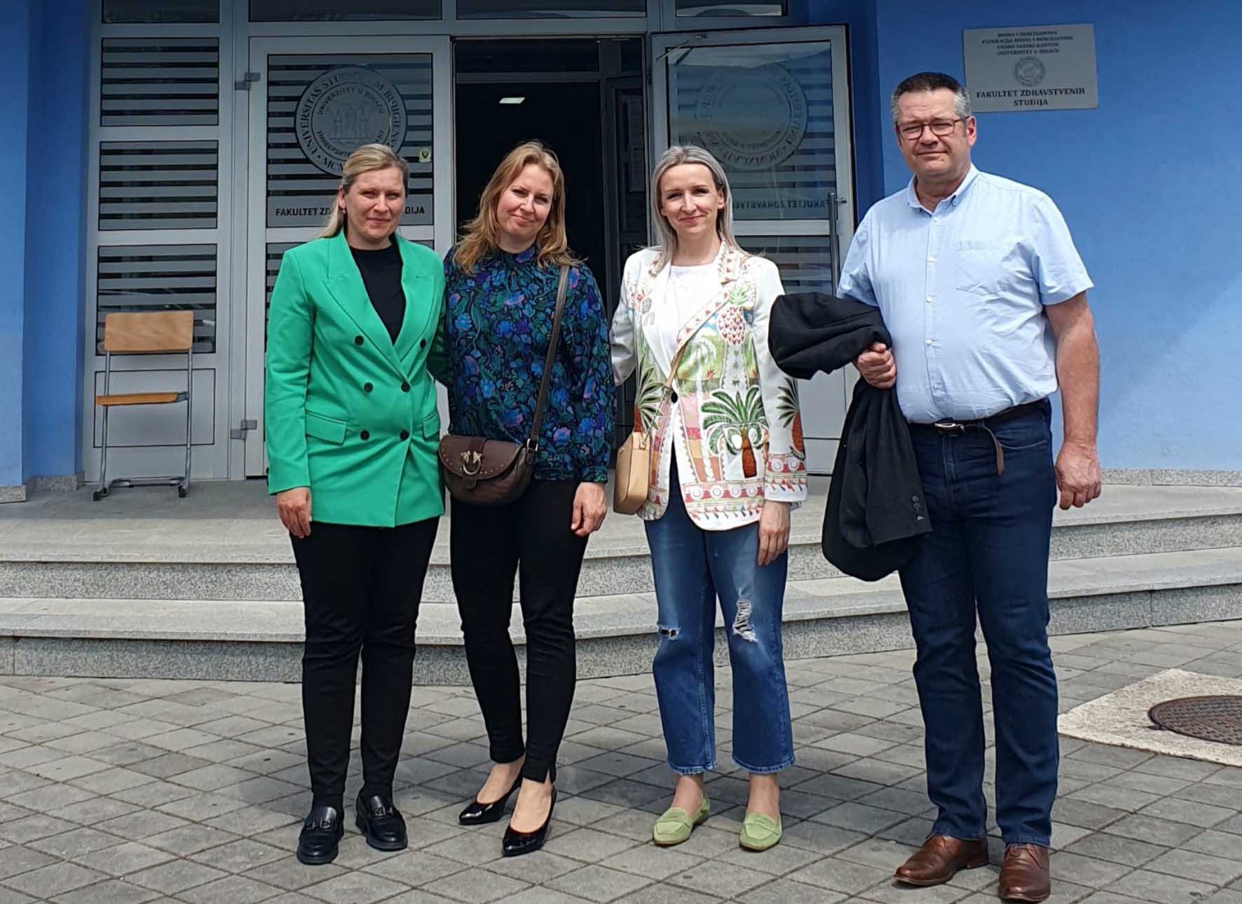 Visit of representatives of the Erasmus+ office of the University Constantine the Philosopher from Nitra in Slovakia, To the UNBI International relations office