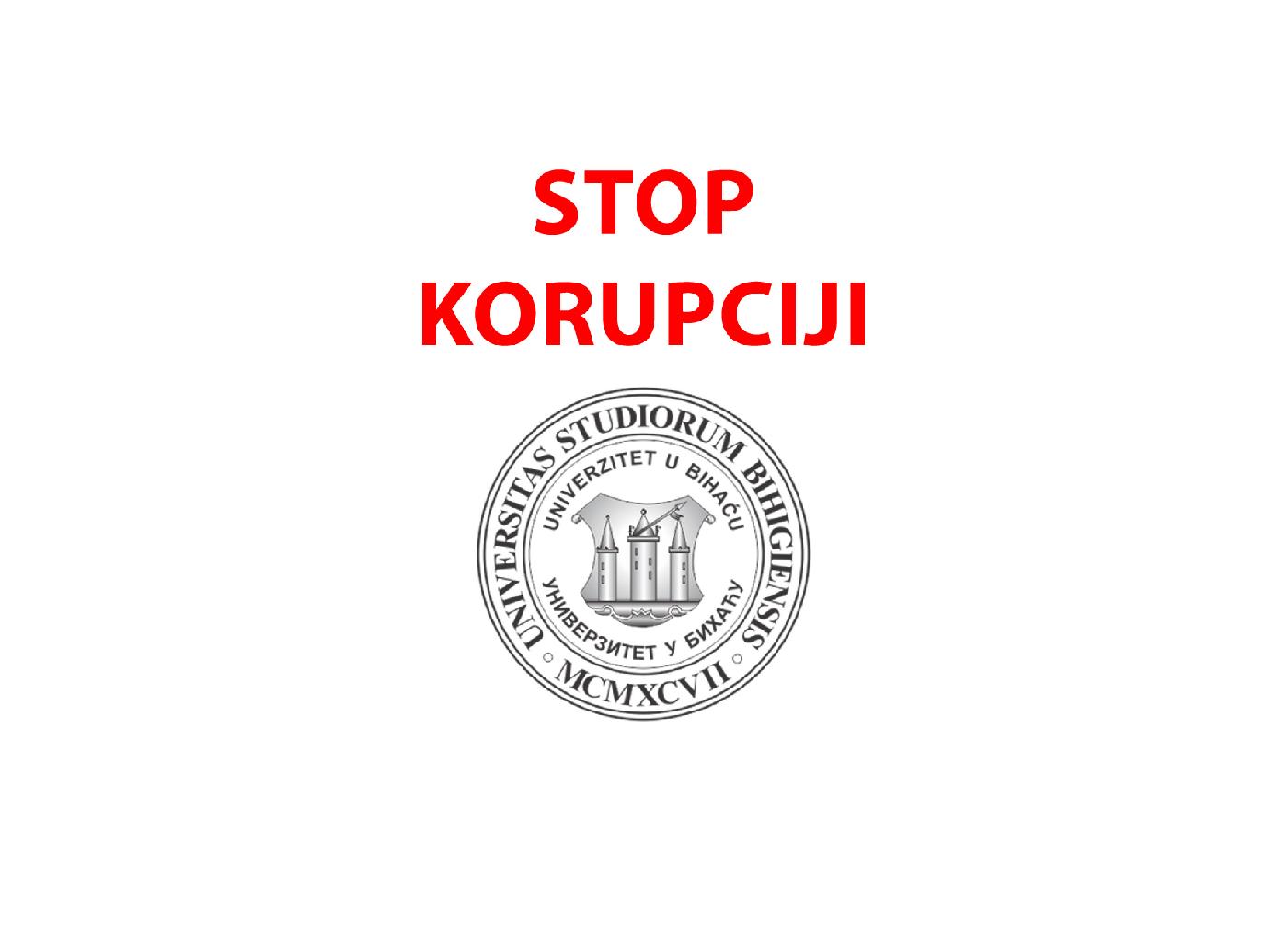 Prijava korupcije
