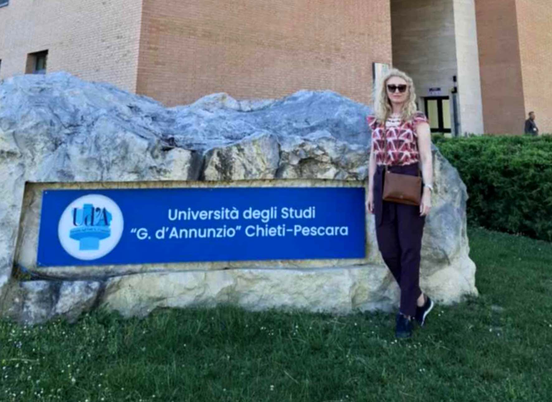 Prof.dr. Mejra Bektašević sa Biotehničkog fakulteta UNBI na Univerzitetu G.d’Annunzio Chieti-Pescara