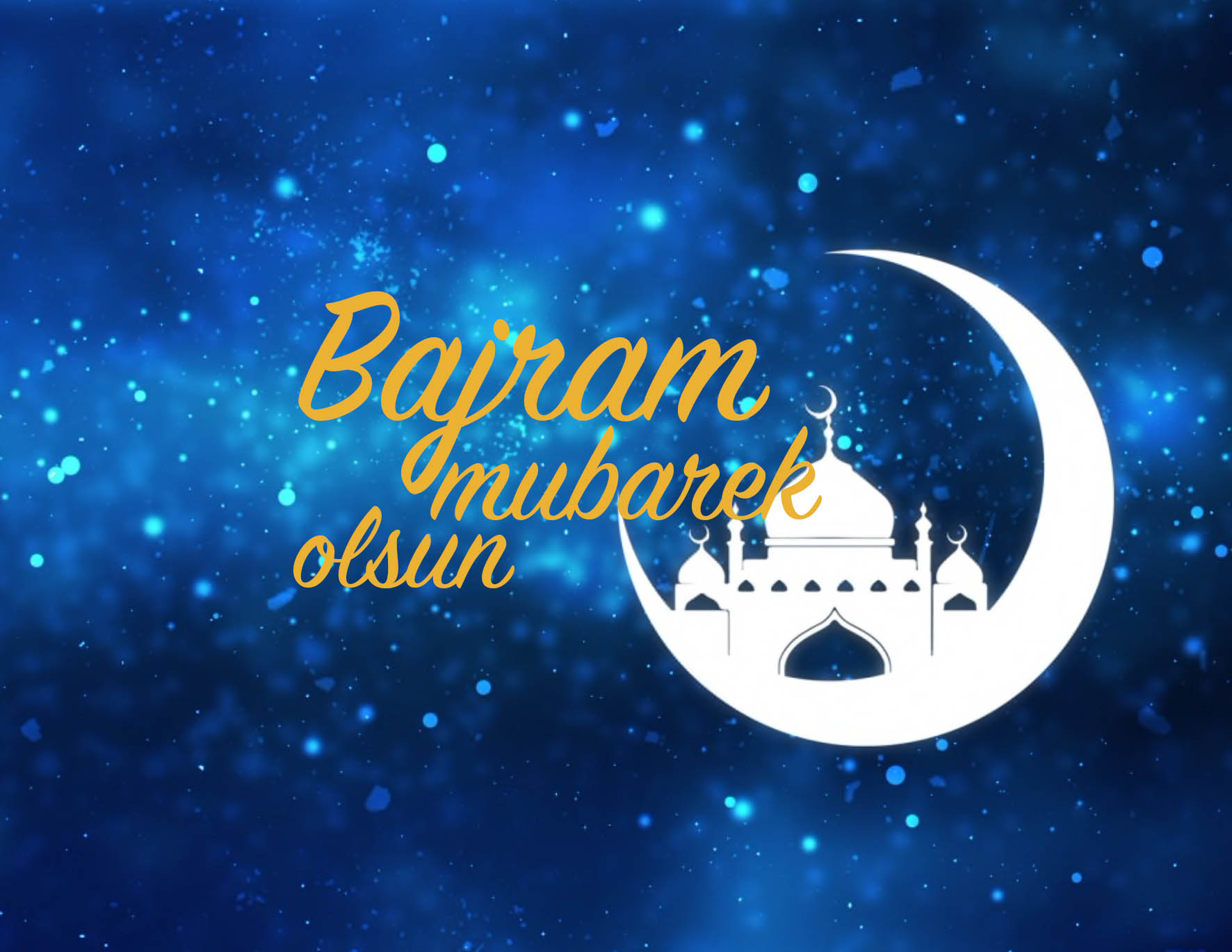 Bajram šerif mubarek olsun!